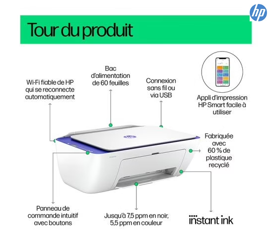 Imprimante HP Deskjet 2821e